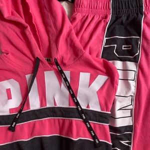 VS/PINK full sweatsuit set